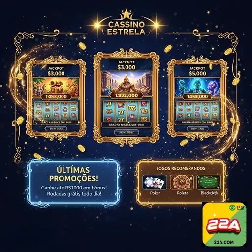 Imagem do site 22a mostrando a página inicial com destaque para serviços e contato